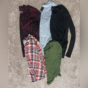 Women Long Sleeve Top Bundle - 5 Items